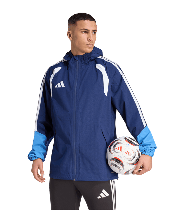 adidas Tiro 26 Regenjacke Dunkelblau 