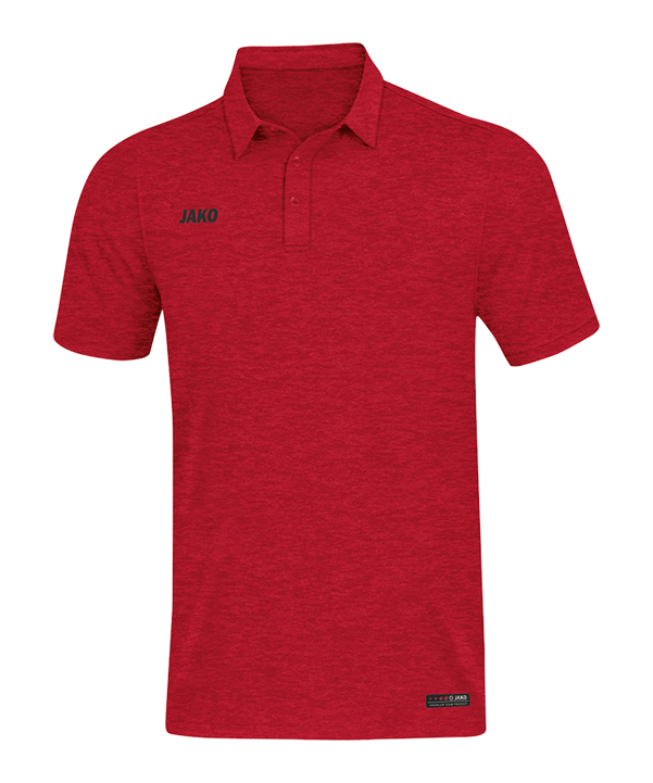 JAKO Premium Basics Poloshirt Rot F01
