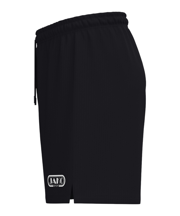 JAKO Retro Short Schwarz F800 - schwarz