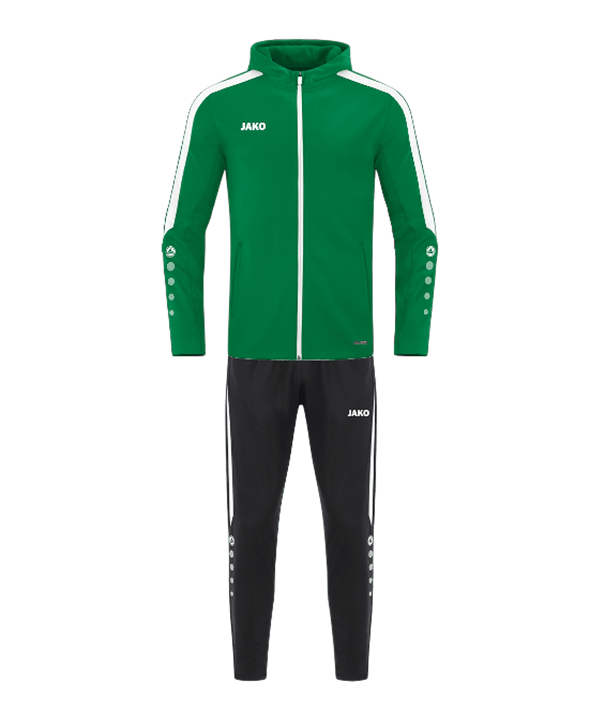 JAKO Polyester Power Kapuze Trainingsanzug Grün F200