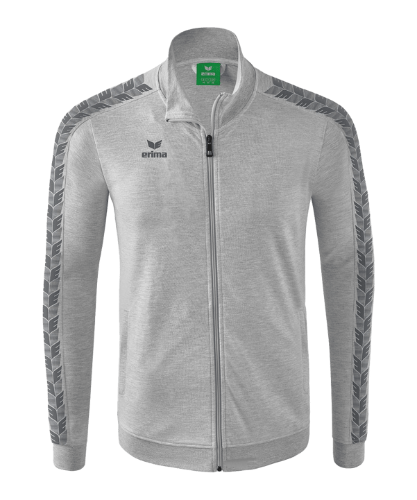 Erima Essential Team Tracktop Jacke Hellgrau Grau 