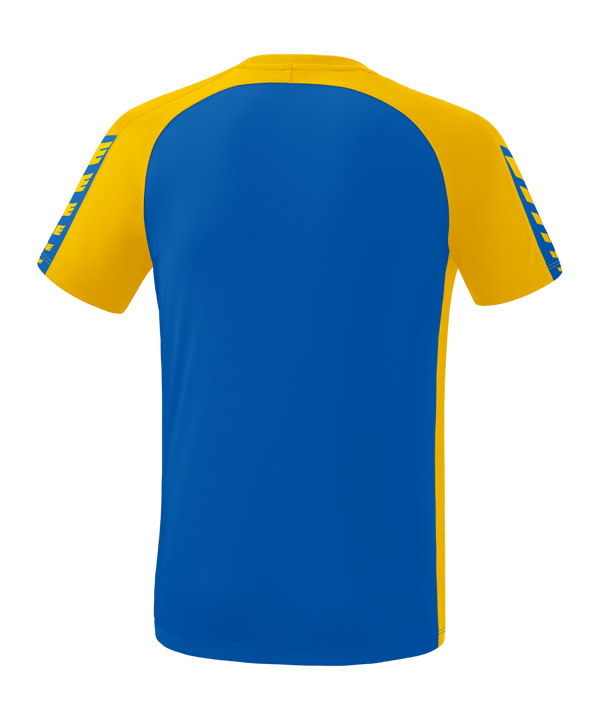 Erima Six Wings T-Shirt Kids Blau Gelb - blau