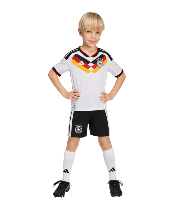 adidas DFB Deutschland Trikot Set Home WM 2026 |  Kids Weiß - weiss