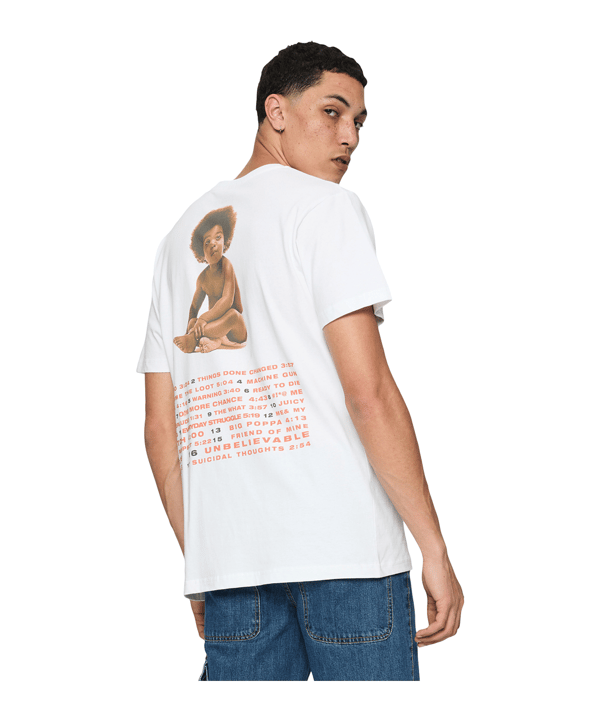 Mister Tee N Big Ready to Die T T-Shirt Weiss - weiss