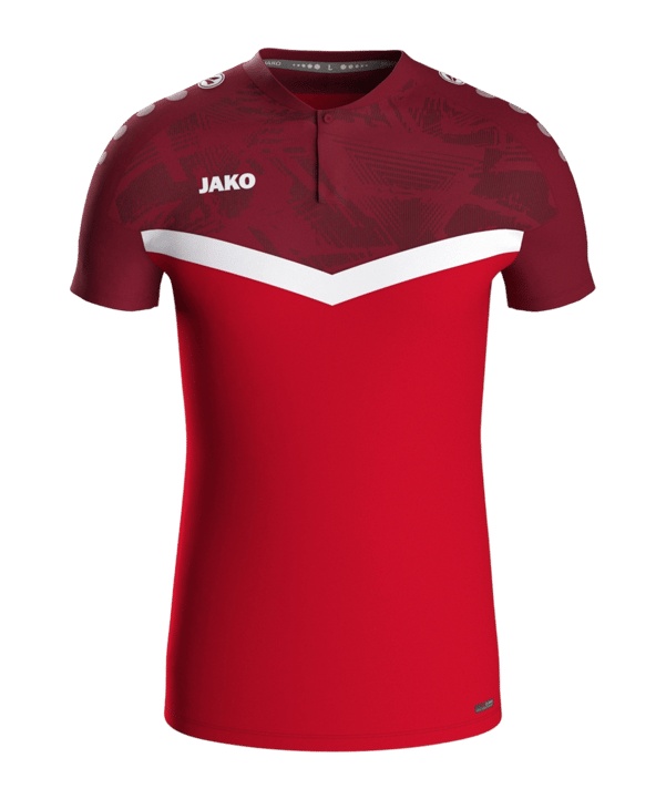 JAKO Iconic Poloshirt Rot F103