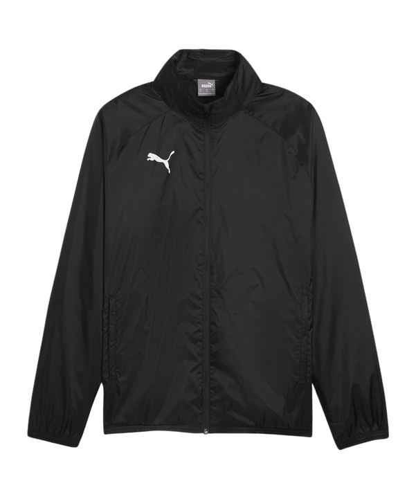 PUMA teamGOAL Allwetterjacke Schwarz Weiss F03 - schwarz