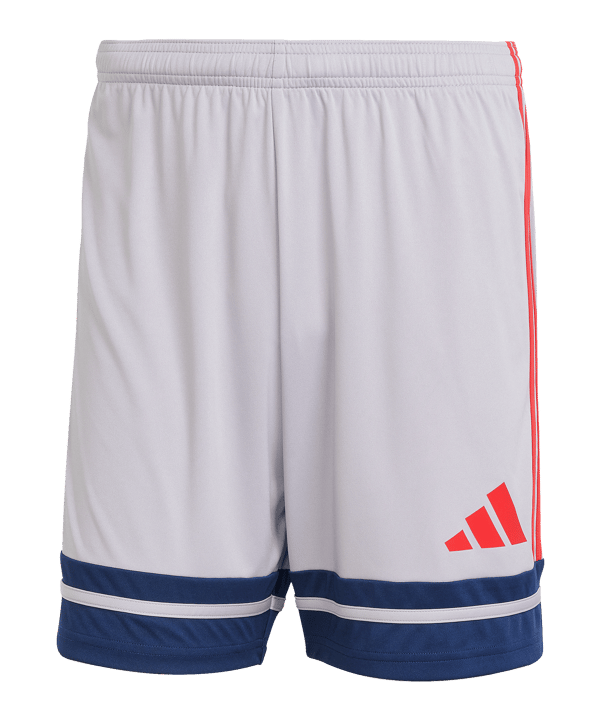 adidas Squadra 25 Short Grau/Rot/Blau
