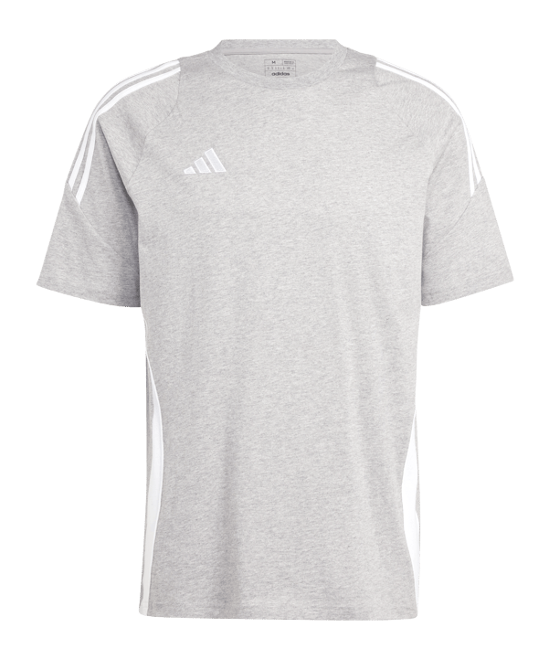 adidas Tiro 24 T-Shirt Grau Weiss - grau