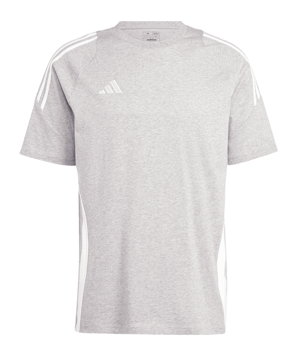 adidas Tiro 24 T-Shirt Grau Weiss