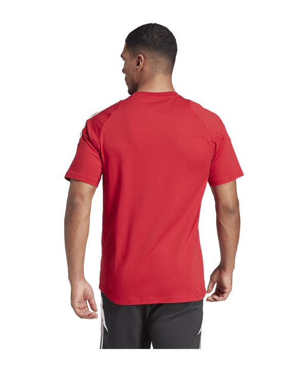 adidas Tiro 24 T-Shirt Rot Weiss - rot