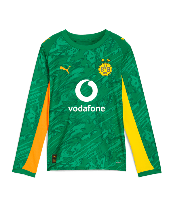 PUMA Borussia Dortmund LS Torwarttrikot 2025/2026 Kids Grün F98 - gruen