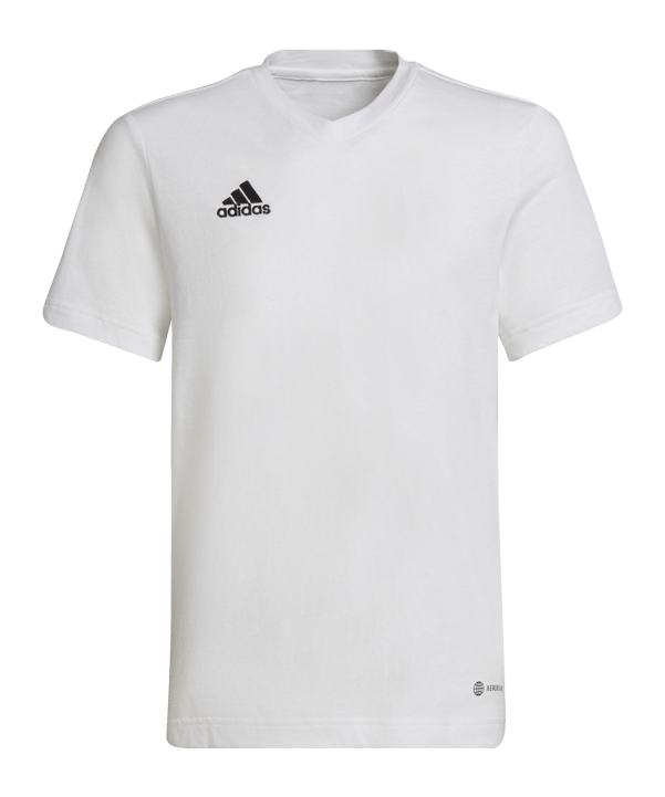 adidas Entrada 22 T-Shirt Kids Weiss