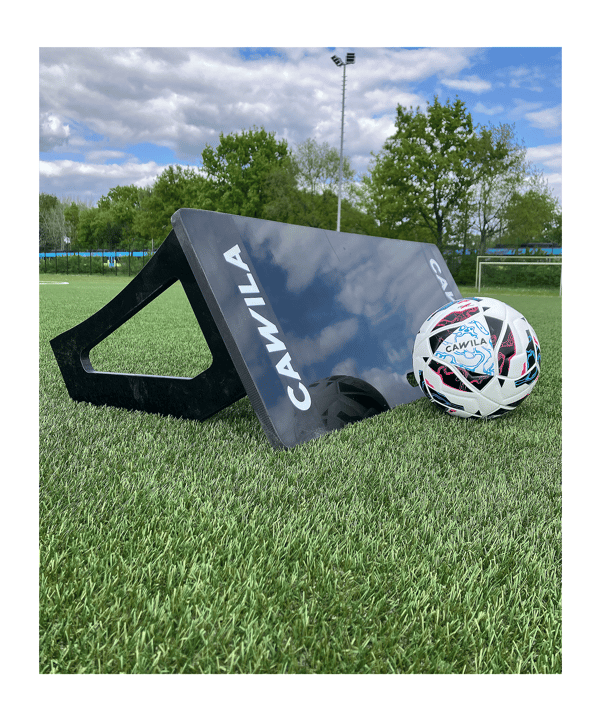 Cawila ACADEMY Prallwand 100x40cm Schwarz - schwarz