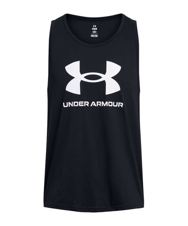 Under Armour Sportstyle Logo Tanktop Schwarz F001