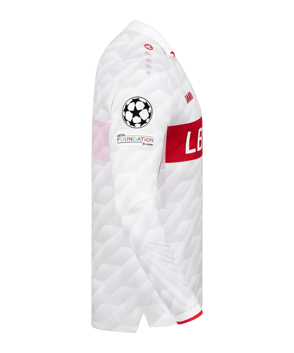 JAKO VfB Stuttgart International Trikot Langarm Home 2026/2027 Weiß F0 - weiss