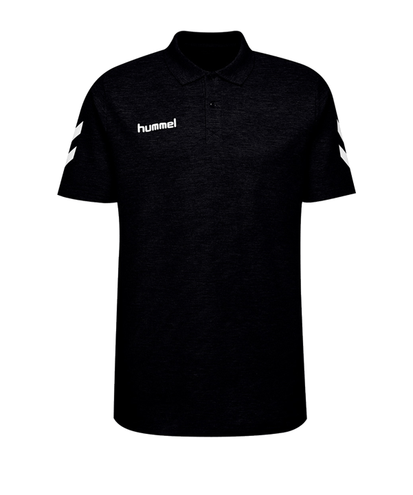 Hummel Cotton Poloshirt Kids F2001 | schwarz - schwarz