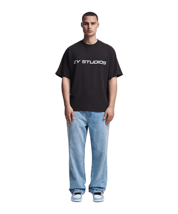 2Y Studios Adrik Basic Baggy Jeans Hose Blau - blau