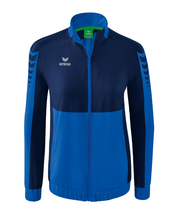 Erima Six Wings Präsentationsjacke Damen Blau | - blau
