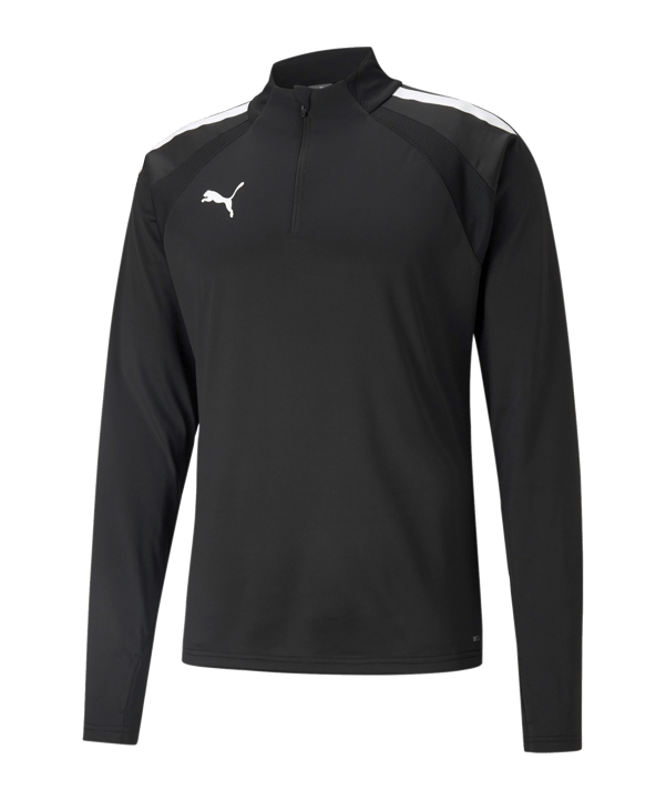 PUMA teamLIGA HalfZip Sweatshirt Schwarz F03