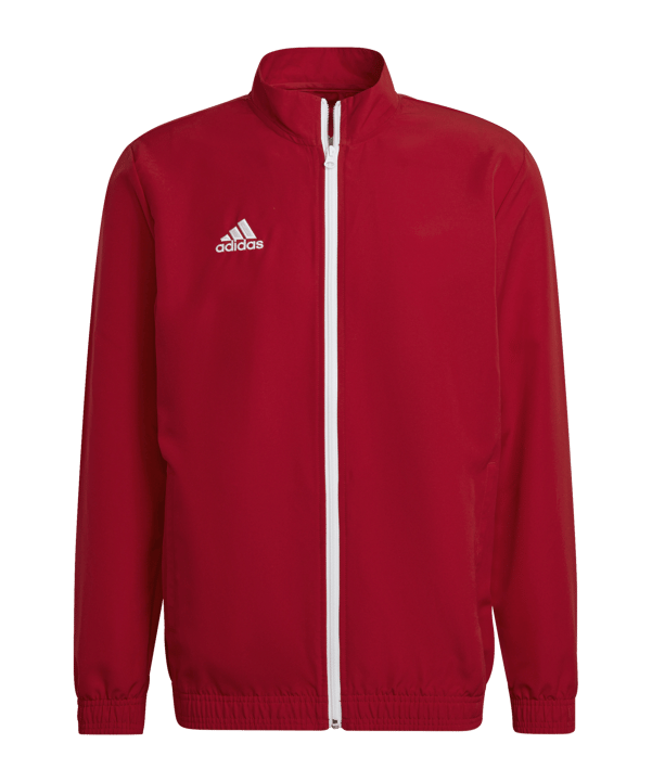 adidas Entrada 22 Präsentationsjacke | Rot - rot
