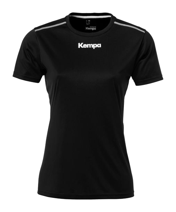 Kempa Poly T-Shirt Damen Schwarz F06