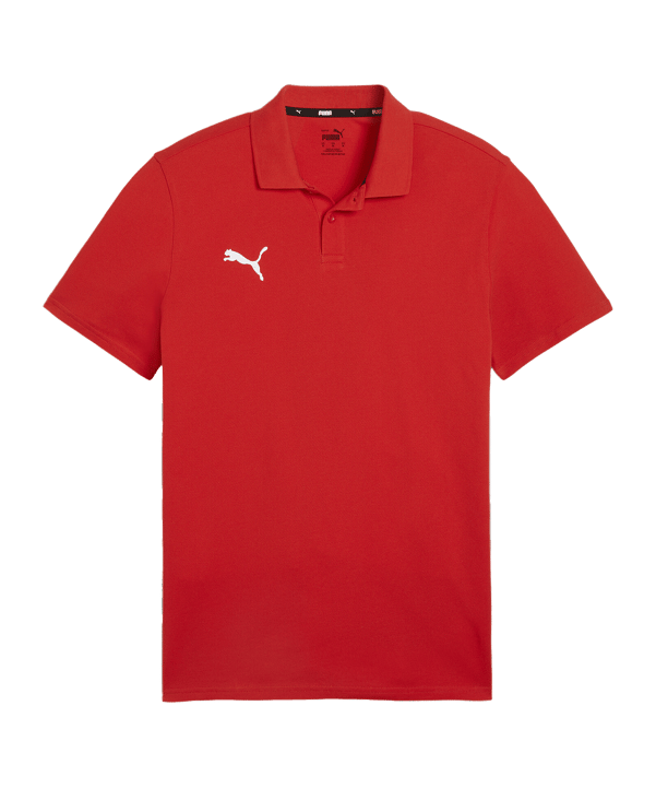 PUMA teamGOAL Casuals Poloshirt Rot F01 