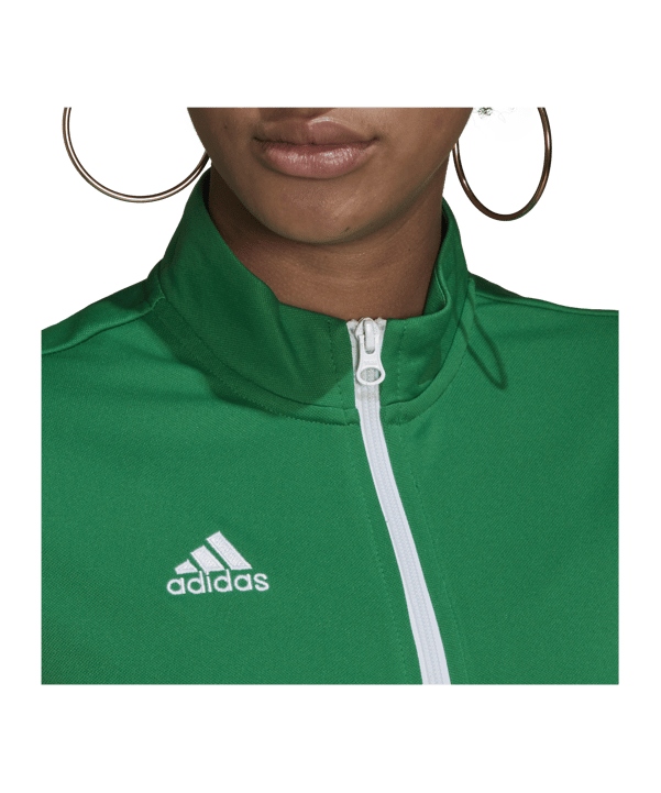 adidas Entrada 22 TK Trainingsjacke Damen Grün | - gruen