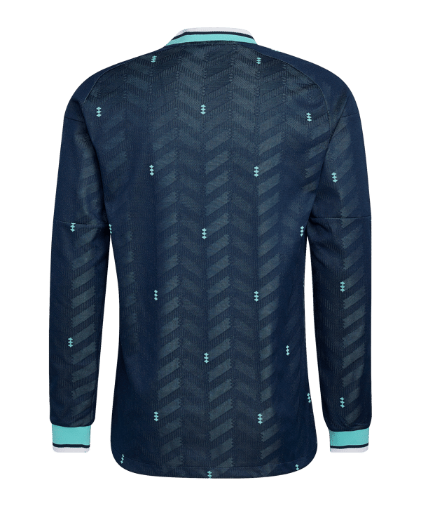 adidas DFB Deutschland Authentic Trikot Langarm |  Away WM 2026 Blau - blau