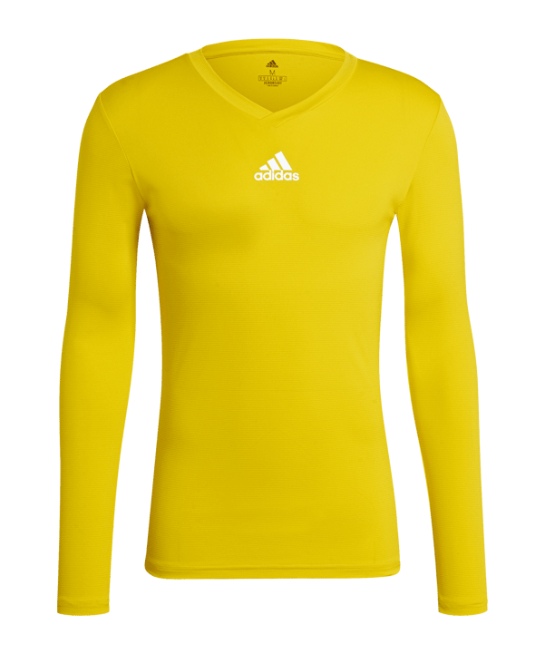 adidas Team Base Top langarm Gelb