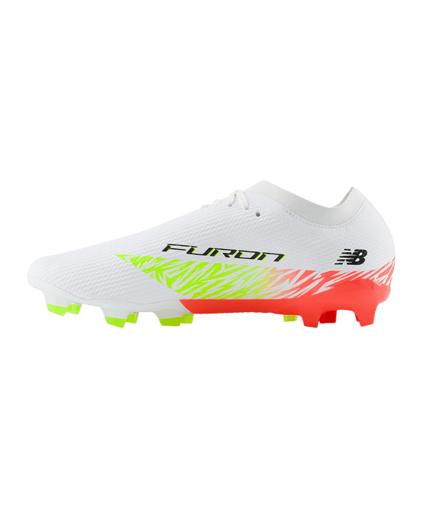 New Balance Furon Team V8 FG Flash Point Weiß - weiss