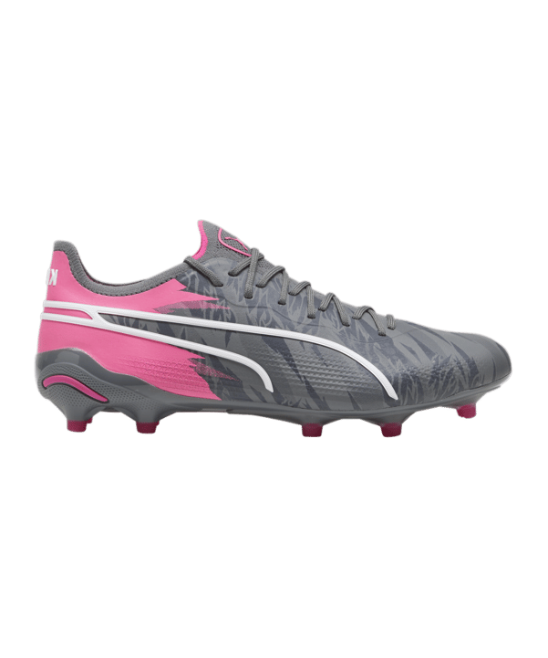PUMA KING Ultimate Rush FG/AG Grau Pink F01 - grau