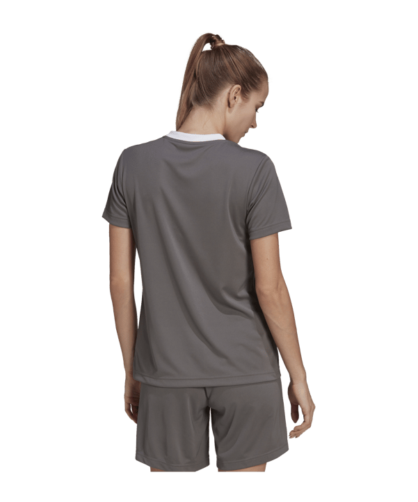adidas Entrada 22 Trikot Damen Grau Weiss - grau