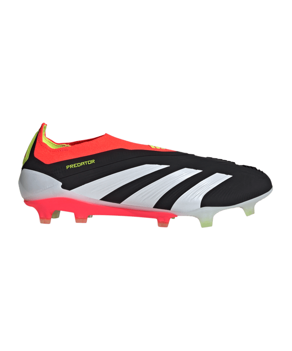 adidas Predator Elite LL FG Solar Energy Schwarz Weiss Rot - schwarz