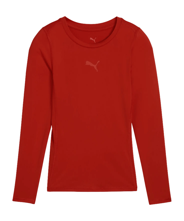 PUMA teamLIGA26 Baselayer LS T-Shirt Kids Rot F01 
