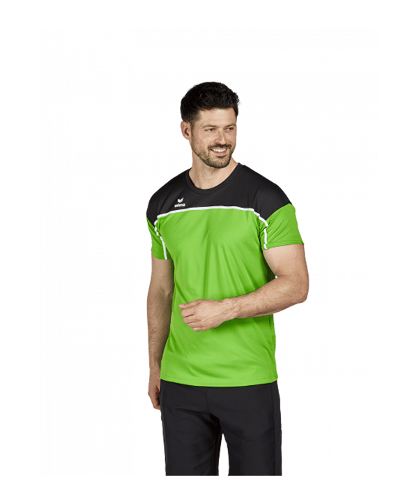 Erima Change by T-Shirt Grün Schwarz | - gruen