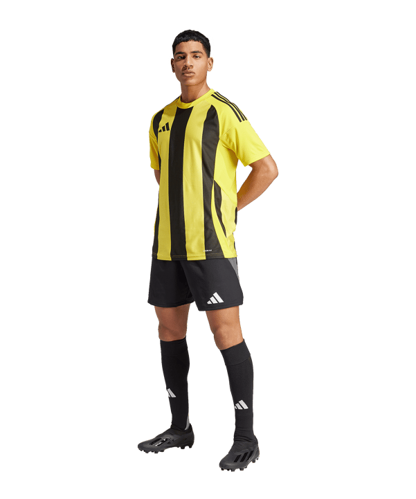 adidas Striped 24 Trikot Gelb Schwarz - gelb