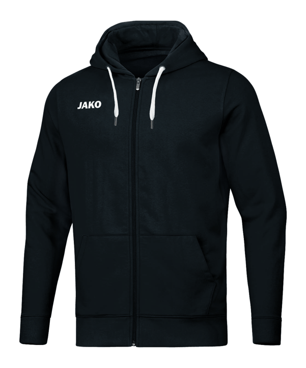 JAKO Base Kapuzenjacke Schwarz F08