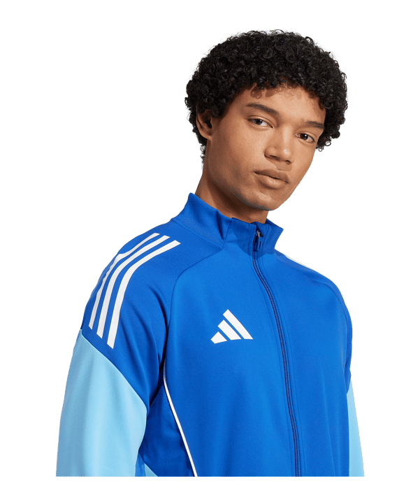 adidas Tiro 25 Competition Trainingsjacke Blau | - blau