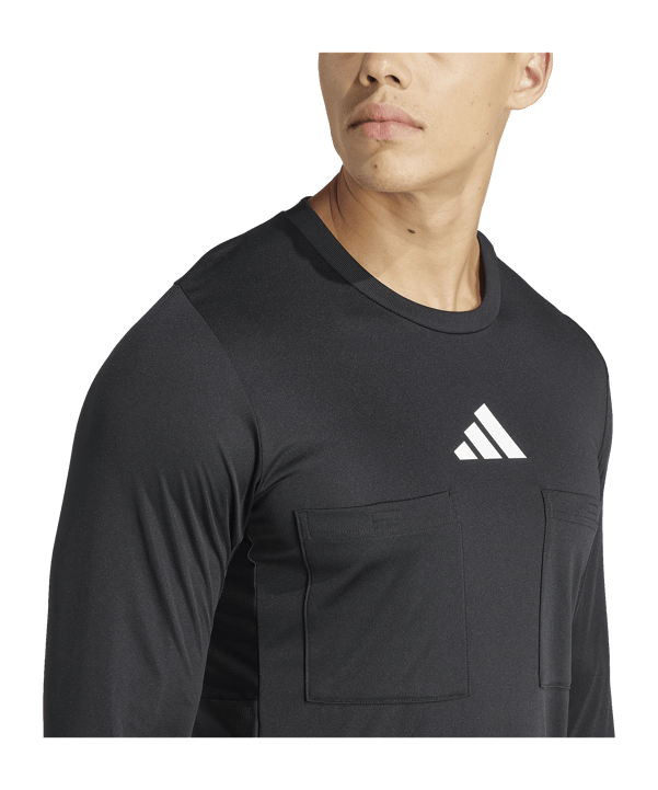 adidas Trikot langarm Schwarz - schwarz
