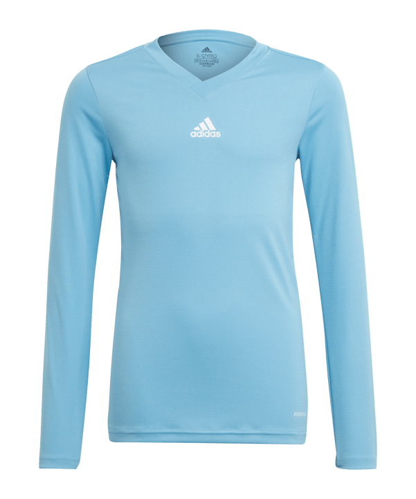 adidas Team Base Top langarm Kids Hellblau