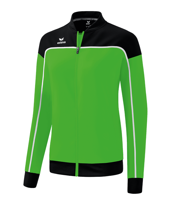 Erima Change by Präsentationsjacke Damen Grün Schwarz