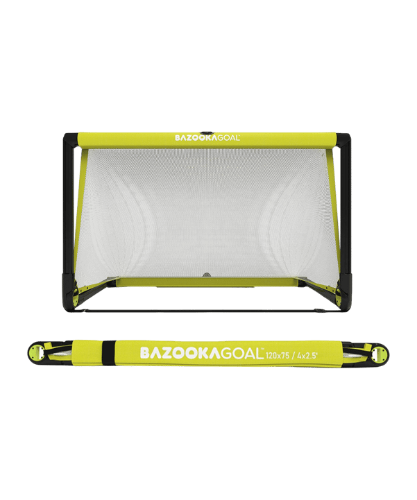 BAZOOKAGOAL CLASSIC PVC | 120x75cm | Gelb Weiß | - gelb