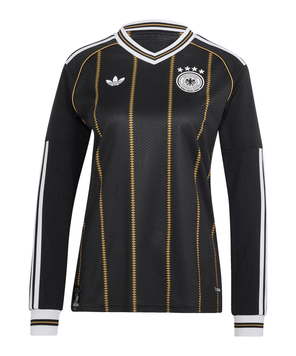 adidas Deutschland Trikot Langarm 3rd 2026 Damen Schwarz - schwarz