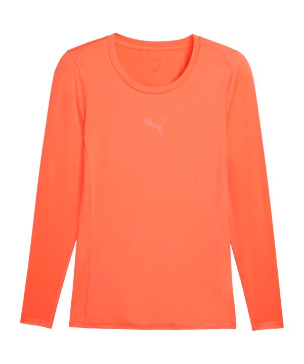 PUMA teamLIGA26 Baselayer LS T-Shirt Orange F38 