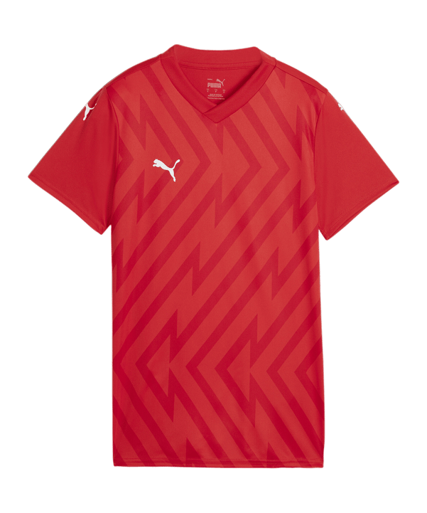 PUMA teamGLORY Trikot Damen Rot Weiss Rot F01 