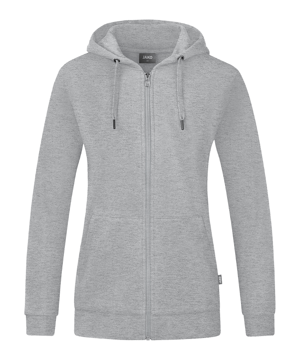 Jako Organic Kapuzenjacke Damen Grau F520