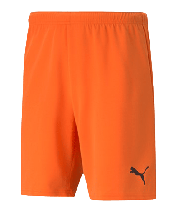 PUMA teamRISE Short Orange Weiss F08