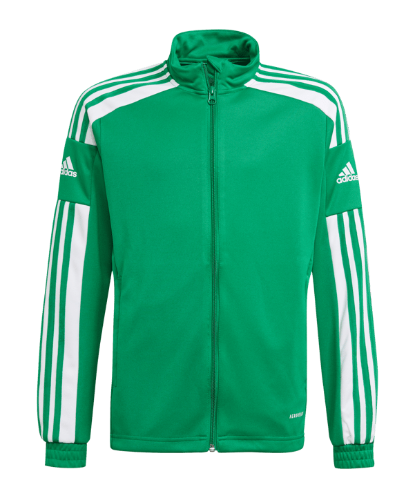 adidas Squadra 21 Trainingsjacke Kids Grün Weiss