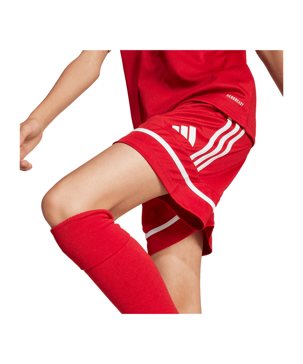 adidas Squadra 25 Short Kids Rot/Weiß | - rot