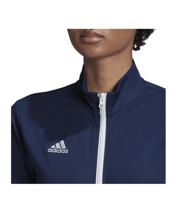 adidas Entrada 22 TK Trainingsjacke Damen Blau - blau